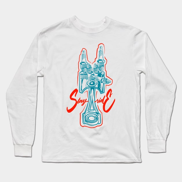 metal rider Long Sleeve T-Shirt by spoilerinc